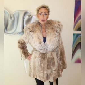Schultz & M. Blaustein sheared mink fur coat
